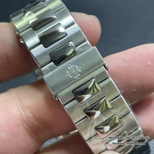 3KF A324SC Nautilus 5711 40mm Diamond Bezel Green Dial SS Bracelet - Image 7