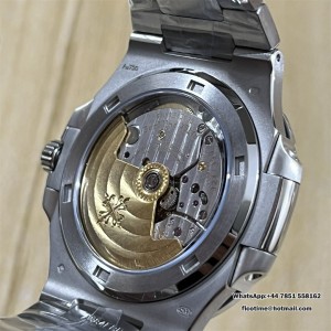 3KF A324SC Nautilus 5713 40mm Diamond Bezel Blue Dial SS Bracelet - Image 8