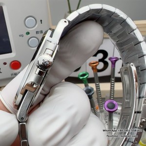 3KF A324SC Nautilus 5711 40mm Tiffany Blue Dial SS Bracelet - Image 8