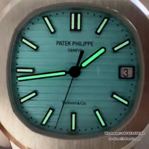 3KF A324SC Nautilus 5711 40mm Tiffany Blue Dial SS Bracelet - Image 9