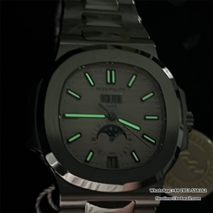 PPF A324SC Nautilus 5726 40mm White Dial SS Bracelet - Image 9