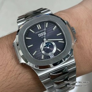 PPF A324SC Nautilus 5726 40mm Grey Dial SS Bracelet - Image 8