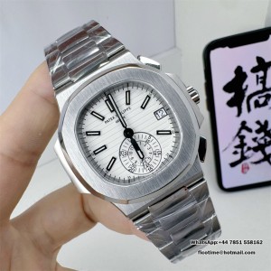 PPF A28-520 Nautilus 5980 40.5mm White Dial SS Bracelet - Image 7