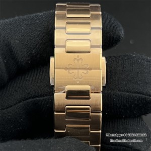 PPF A324SC Nautilus 7118 35.2mm Diamond Bezel RG White Dial RG Bracelet - Image 6