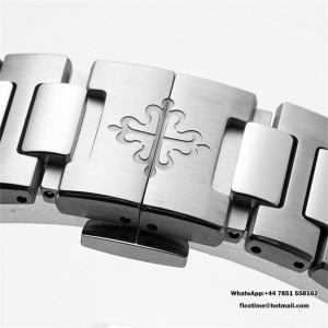 PPF A324SC Nautilus 7118 35.2mm Diamond Bezel Blue Dial SS Bracelet - Image 9