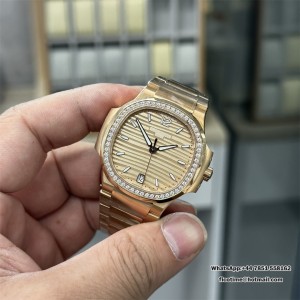3KF A324SC Nautilus 7118 35.2mm Diamond Bezel RG RG Dial RG Bracelet - Image 3