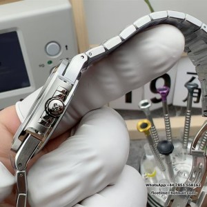 3KF A324SC Nautilus 7118 35.2mm White Dial SS Bracelet - Image 5