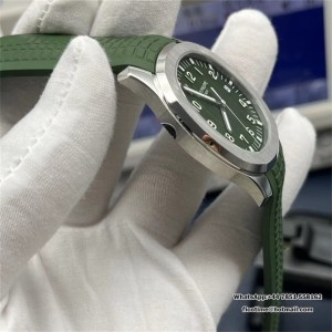 3KF A330SC Aquanaut 5168 42mm Green Dial Green Rubber Strap - Image 5