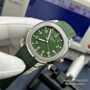 3KF A330SC Aquanaut 5168 42mm Green Dial Green Rubber Strap - Image 6