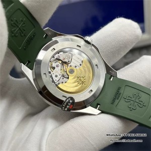 3KF A330SC Aquanaut 5168 42mm Green Dial Green Rubber Strap - Image 7