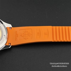 3KF A330SC Aquanaut 5167 40mm Black Dial Orange Rubber Strap - Image 4