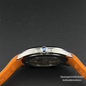 3KF A330SC Aquanaut 5167 40mm Black Dial Orange Rubber Strap - Image 7