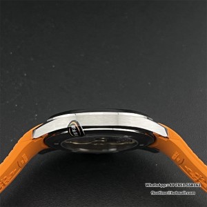 3KF A330SC Aquanaut 5167 40mm Black Dial Orange Rubber Strap - Image 8