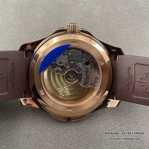 ZF A324SC Aquanaut 5164 40mm RG Brown Dial Brown Rubber Strap - Image 6