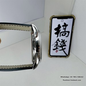 ZF A324SC Calatrava 5227 39mm White Dial Black Leather Strap - Image 4