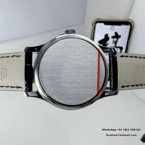 ZF A324SC Calatrava 5227 39mm White Dial Black Leather Strap - Image 6