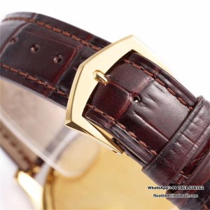 ZF A324SC Calatrava 5227 39mm RG White Dial Black Leather Strap - Image 9