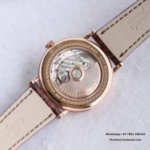 MKSF MY9015 Classique5177-12 38mm RG White Dial Brown Leather Strap - Image 5