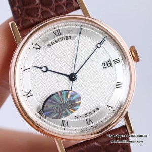 MKSF MY9015 Classique5177-12 38mm RG White Dial Brown Leather Strap - Image 9