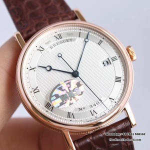 MKSF MY9015 Classique5177-15 38mm RG White Dial Brown Leather Strap - Image 3