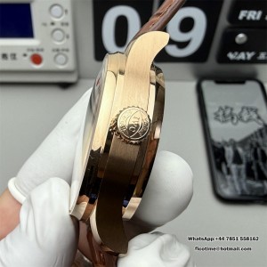 ZF A52850 IWC Portugieser 44mm IW503504 RG White Dial Brown Leather Strap - Image 7