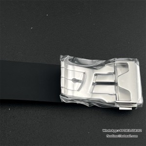 JJ+F A1110 Classic Fusion 42mm Grey Dial Black Rubber Strap - Image 3