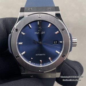 JJ+F A1110 Classic Fusion 42mm Blue Dial Blue Rubber Strap - Image 1