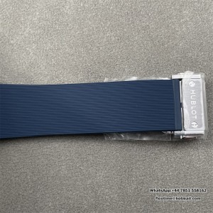 JJ+F A1110 Classic Fusion 42mm Blue Dial Blue Rubber Strap - Image 2