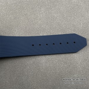 JJ+F A1110 Classic Fusion 42mm Blue Dial Blue Rubber Strap - Image 3