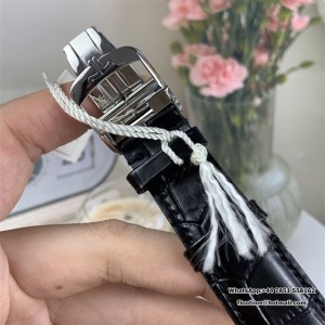 APSF A925 Master Ultra Thin Moon 39mm Black Dial Black Leather Strap - Image 5