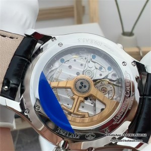 APSF A925 Master Ultra Thin Moon 39mm White Dial Black Leather Strap - Image 4