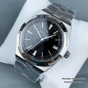 ZF A5100 Overseas 41mm 4500V Black Dial SS Bracelet - Image 5