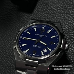 PPF A1226SC Overseas 42mm 47040 Blue Dial SS Bracelet - Image 9
