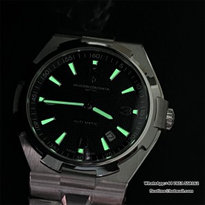 PPF A1226SC Overseas 42mm 47040 Black Dial SS Bracelet - Image 9