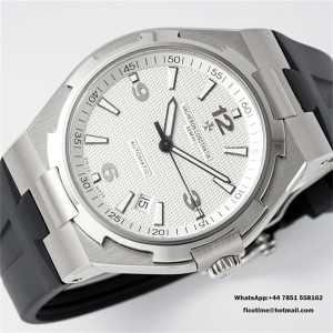 PPF A1226SC Overseas 42mm 47040 White Dial Black Rubber Strap - Image 7