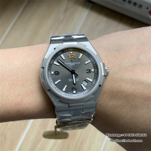 PPF A1226SC Overseas 42mm 47040 Grey Dial SS Bracelet - Image 6