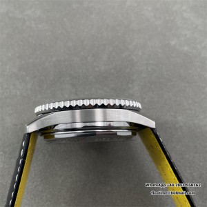 BLSF A7750 Breitling Chrono 43mm NAVITIMER B01 Blue/Black Dial Black Leather Strap - Image 8