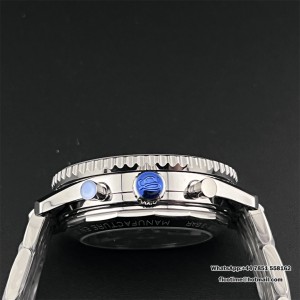 BLSF A7750 Breitling Chrono 43mm NAVITIMER B01 Champagne/Black Dial SS Bracelet - Image 3