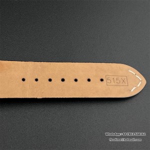 BLSF A7750 Breitling Chrono 43mm NAVITIMER B01 Black/White Dial Black Leather Strap - Image 4