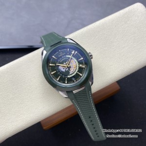 VSF A8938 Aqua Terra 150M 43mm Worldtimer SS/RU Green Dial - Image 5