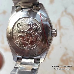 VSF A8938 Aqua Terra 150M Worldtimer 43mm SS/SS Blue Dial - Image 7