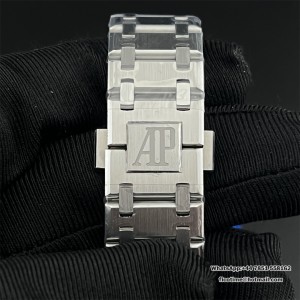 ZF A7121 Royal Oak 39MM 16202 Blue Textured Dial SS Bracelet - Image 6