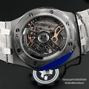 ZF A7121 Royal Oak 39MM 16202 Blue Textured Dial SS Bracelet - Image 8