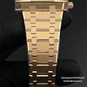 ZF A7121 Royal Oak 39MM RG 16202  Gray Textured Dial RG Bracelet - Image 4