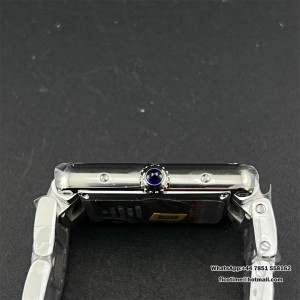 AF Swiss Quartz Tank Must 33.7x25.5mm SS/SS White Dial - Image 8