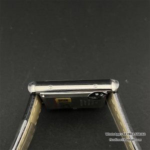 AF Quartz Tank Must 33.7x25.5mm  White Dial Black Leather Strap - Image 5