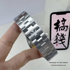 8F A5100 Overseas 4500V 41mm Blue Dial SS Bracelet - Image 5