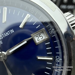 8F A5100 Overseas 4500V 41mm Blue Dial Blue Rubber Strap - Image 7