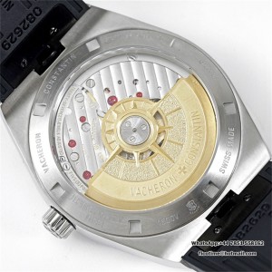 8F A5100 Overseas 4500V 41mm Black Dial Black Rubber Strap - Image 5