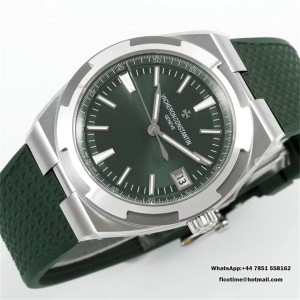 8F A5100 Overseas 4500V 41mm Green Dial Green Rubber Strap - Image 7